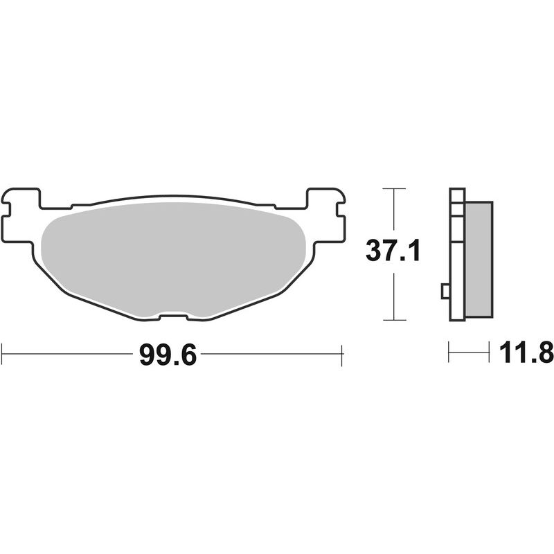 Plaquettes de frein BREMBO Scooter métal fritté - 07059XS Plaquettes de frein BREMBO Scooter métal fritté - 07059XS