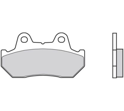 Plaquettes de frein BREMBO route carbone céramique - 07HO1010