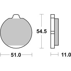 Plaquettes de frein BREMBO route carbone céramique - 07KA0414