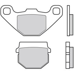 Plaquettes de frein BREMBO Scooter carbone céramique - 07026