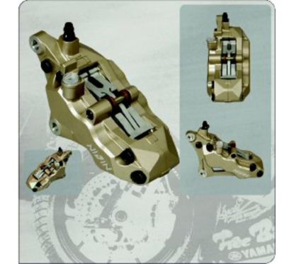 Etrier de frein 6 pistons avant droit Or Nissin