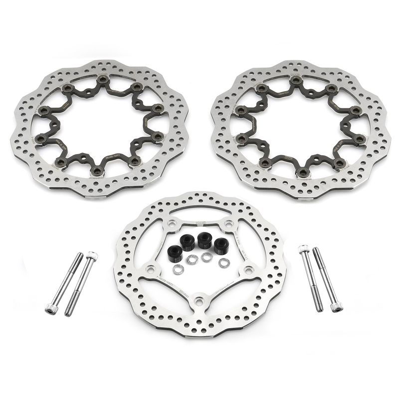 Kit disque de frein Oversize NG BRAKES rond flottant - T-Max 530/560 Radial