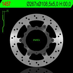 Disque de frein NG BRAKES rond flottant