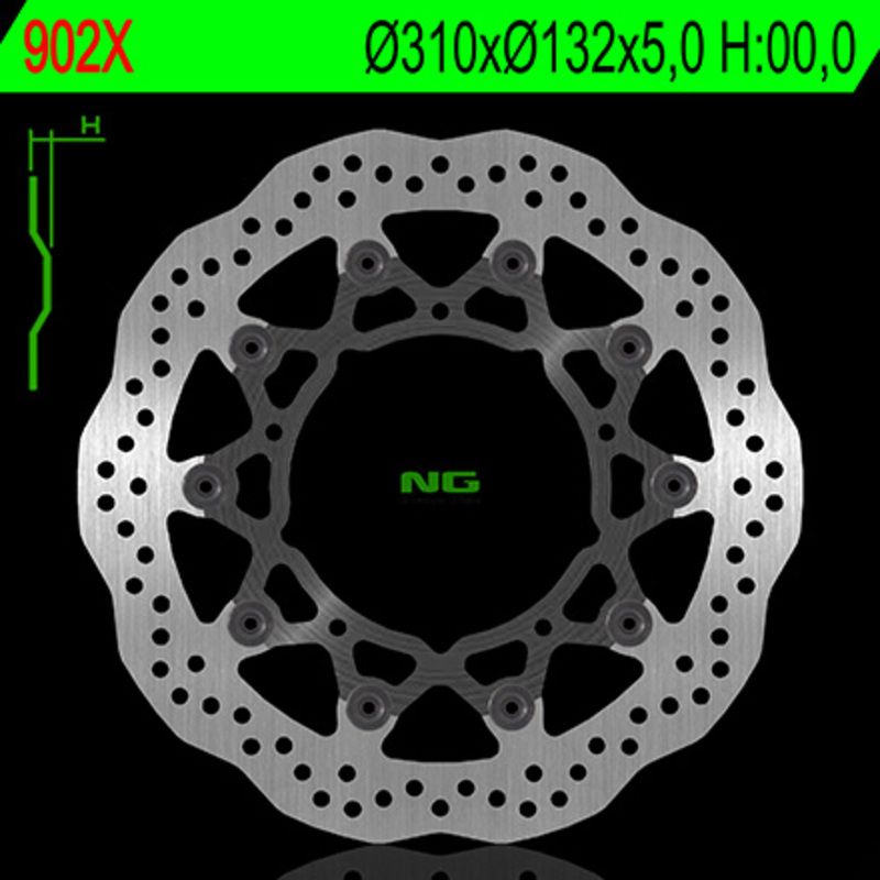 Disque de frein NG BRAKES pétale flottant