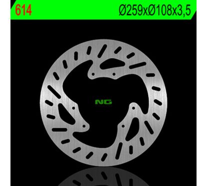 Disque de frein NG BRAKES rond fixe