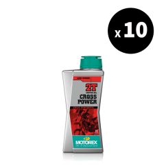 Huile moteur MOTOREX Cross Power 2T - 1L (x10)