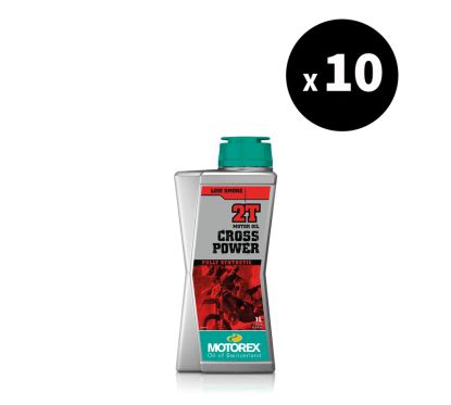 Huile moteur MOTOREX Cross Power 2T - 1L (x10)