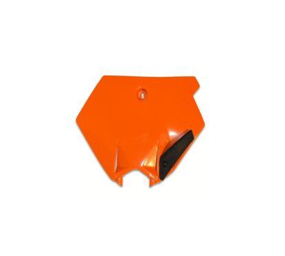 Plaque numéro frontale UFO orange KTM SX85