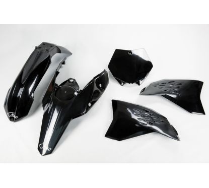 Kit plastique UFO noir KTM