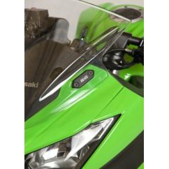 Cache-orifices rétroviseur R&G RACING - noir Kawasaki ZX-10R