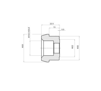 Adaptateur de rétroviseur embouts de guidon DAYTONA