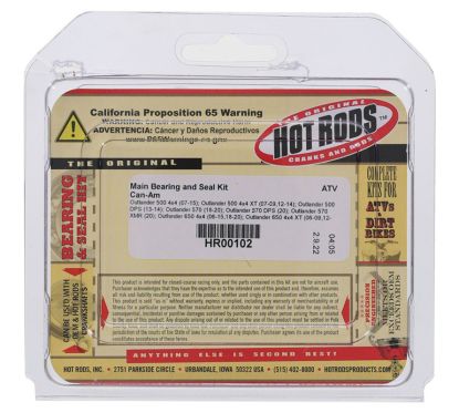 Kit roulements et joints spi de vilebrequin HOT RODS - Can-Am Outlander