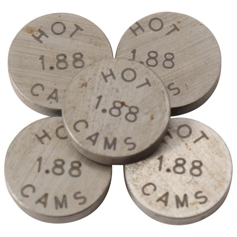 Pastilles de soupape HOT CAMS Ø8,90x1,88mm - jeu de 5 Pastilles de soupape HOT CAMS Ø8,90x1,88mm - jeu de 5