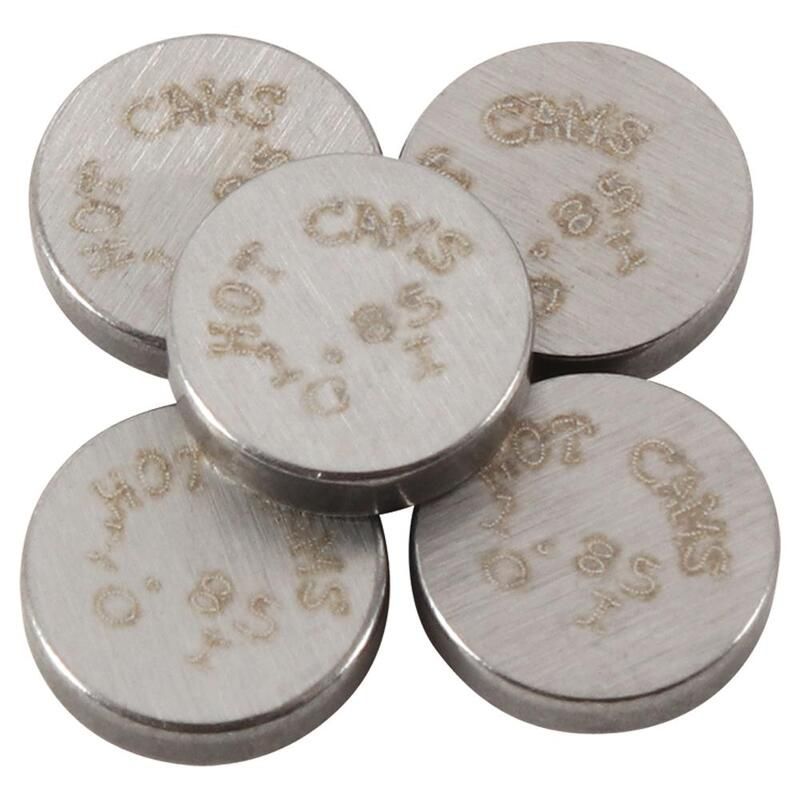 Pastilles de soupape HOT CAMS Ø7,48x1,85mm - jeu de 5 Pastilles de soupape HOT CAMS Ø7,48x1,85mm - jeu de 5
