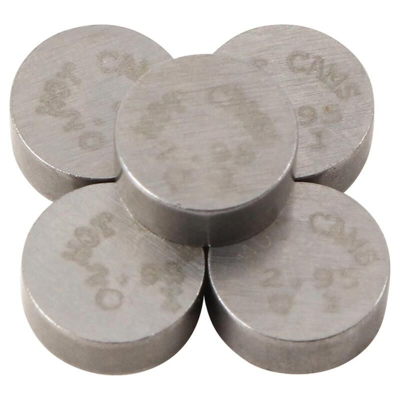 Pastilles de soupape HOT CAMS Ø7,48x2,95mm - jeu de 5 Pastilles de soupape HOT CAMS Ø7,48x2,95mm - jeu de 5