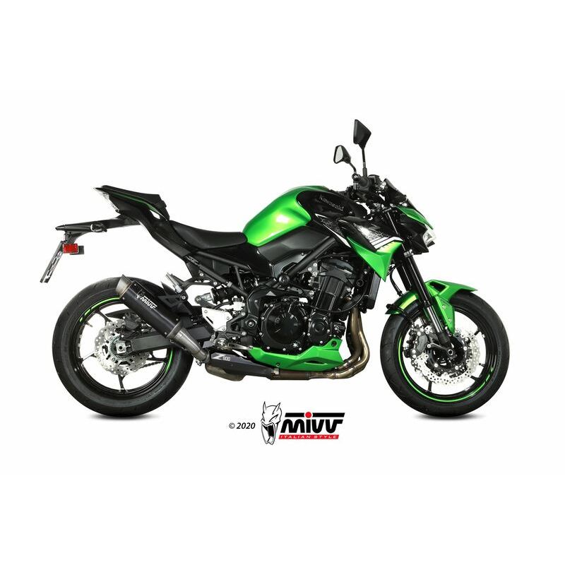 Silencieux MIVV GP Pro Steel Black/casquette inox Kawasaki Z900 Silencieux MIVV GP Pro Steel Black/casquette inox Kawasaki Z900