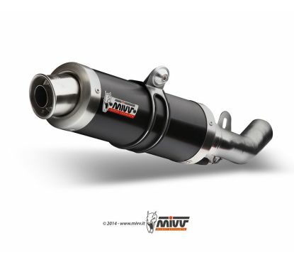 Silencieux MIVV GP inox brossé noir Suzuki GSX-S1000