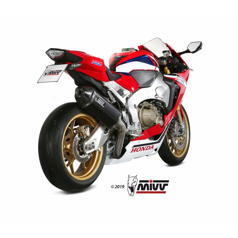 Silencieux MIVV Speed Edge Steel Black/carbone - Honda CBR1000RR Silencieux MIVV Speed Edge Steel Black/carbone - Honda CBR1000RR