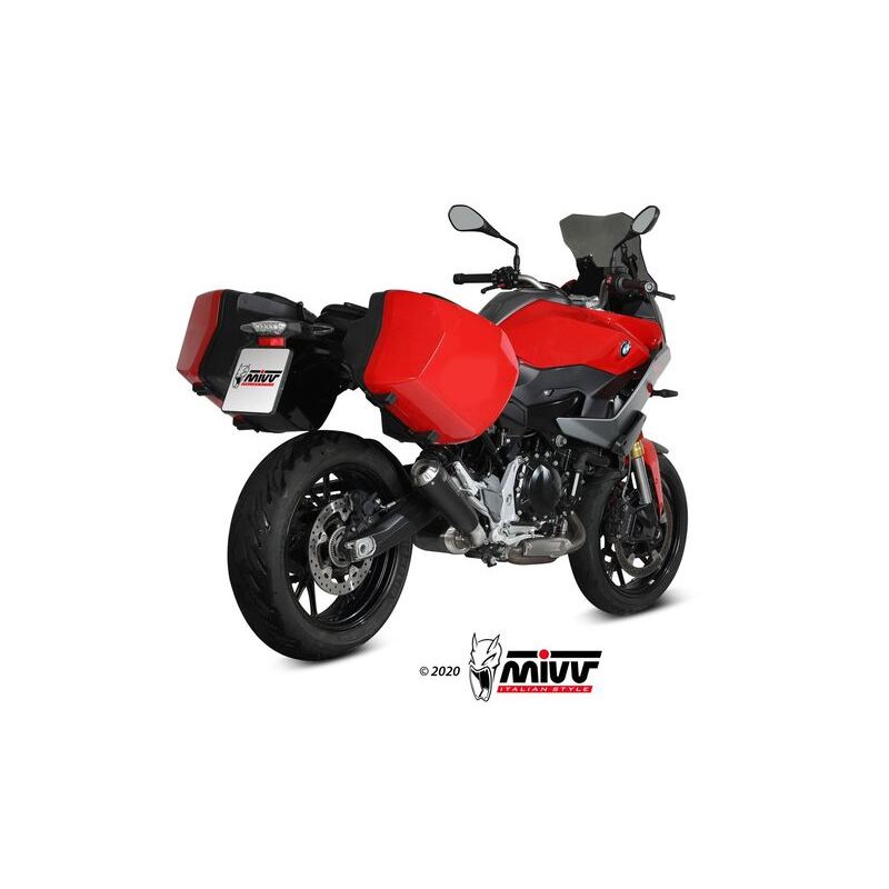 Silencieux MIVV X-M1 - Steel Black/inox BMW F900XR Silencieux MIVV X-M1 - Steel Black/inox BMW F900XR