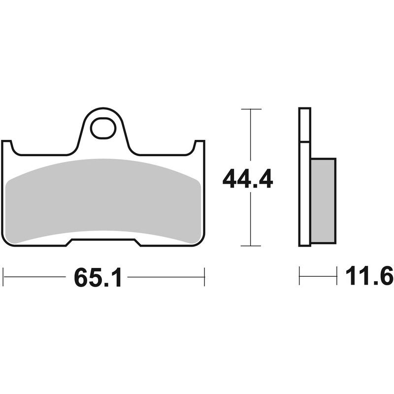 Plaquettes de frein BREMBO Off-Road métal fritté - 07YA45SD Plaquettes de frein BREMBO Off-Road métal fritté - 07YA45SD