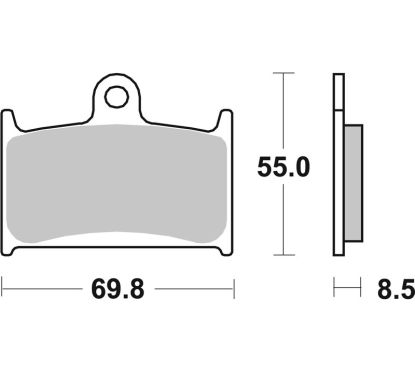 Plaquettes de frein BREMBO carbone céramique - 07SU14RC