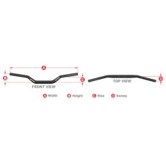 Guidon SCAR O² Low Bend Guidon SCAR O² Low Bend