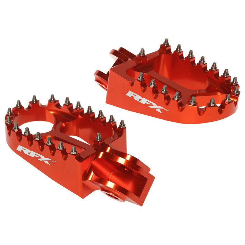 Repose-pieds RFX Pro Series aluminium CNC - orange Repose-pieds RFX Pro Series aluminium CNC - orange