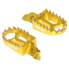 Repose-pieds RFX Pro Series aluminium CNC - bleu