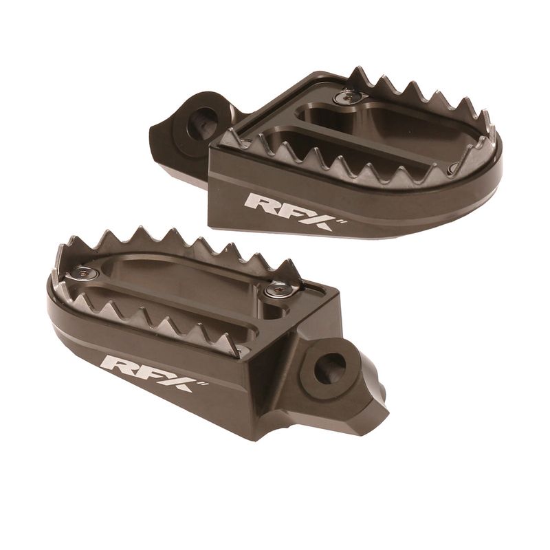 Repose-pieds RFX Pro Series Shark Teeth - magnésium Repose-pieds RFX Pro Series Shark Teeth - magnésium