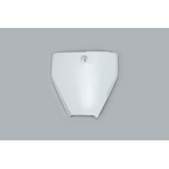 Plaque numéro frontale UFO blanc Husqvarna TC85