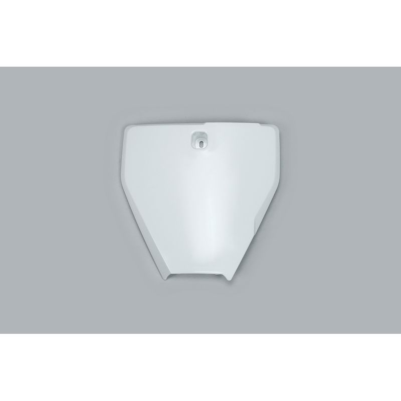Plaque numéro frontale UFO blanc Husqvarna TC85