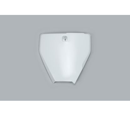 Plaque numéro frontale UFO blanc Husqvarna TC85