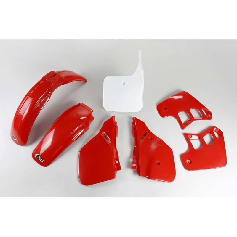 Kit plastique UFO couleur origine Honda CR250R Kit plastique UFO couleur origine Honda CR250R