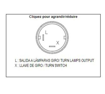Centrale de clignotants électronique TECNIUM DZE OE 2 pôles 12V