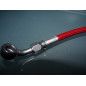 Durite Aviation 205cm ROUGE - Raccords INOX