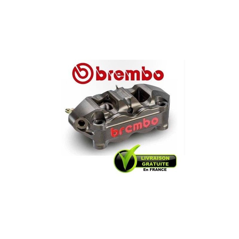 ETRIER BREMBO RADIAL MONOBLOC DROIT P4 32/36 ENTRAXE 100MM ANODISE DUR