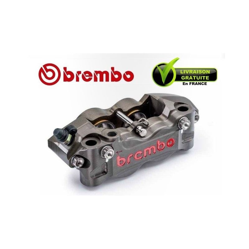 ETRIER BREMBO RADIAL P4 32/36 GAUCHE 2 PLAQUETTES ENTRAXE 108MM