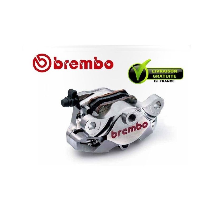 Etrier BREMBO ARRIERE CNC NICKELE ENTRAXE 84MM