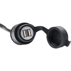 Port de charge double USB avec faisceau de câbles