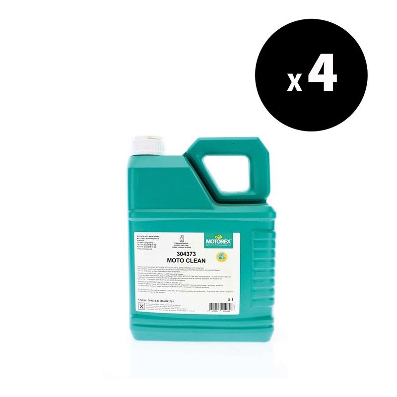 Nettoyant moto MOTOREX Moto Clean Plus - 5L (x4) Nettoyant moto MOTOREX Moto Clean Plus - 5L (x4)