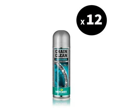 Nettoyant chaîne MOTOREX Chain Clean - spray 500ml (x12)