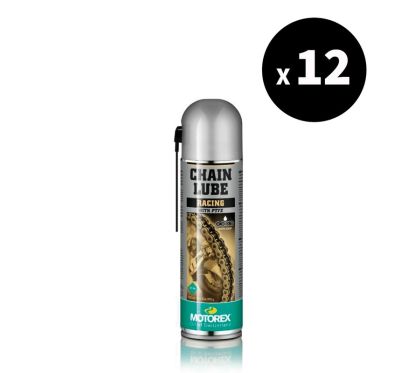Lubrifiant chaîne MOTOREX Chainlube Racing - spray 500ml (x12)