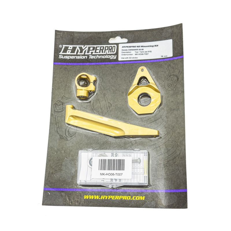 SD MOUNT. KIT GOLD HONDA CBR 6