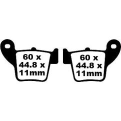 Plaquettes de frein TT Sport Carbon Fusion