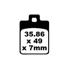 Plaquettes de frein frittées pour scooter série SFA-HH