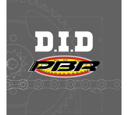 Kit chaîne DID/PBR 520VX3 13/49 standard - couronne standard