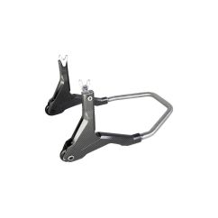 Béquille de stand arrière LIGHTECH support en V - carbone