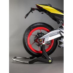 Béquille de stand arrière LIGHTECH support en V - carbone
