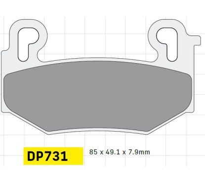 BRAKE PAD SINTRD DP731