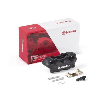 Étrier de frein avant gauche BREMBO P4 noir Ø32 mm